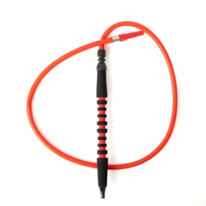 foam handle silicone hookah pipe red