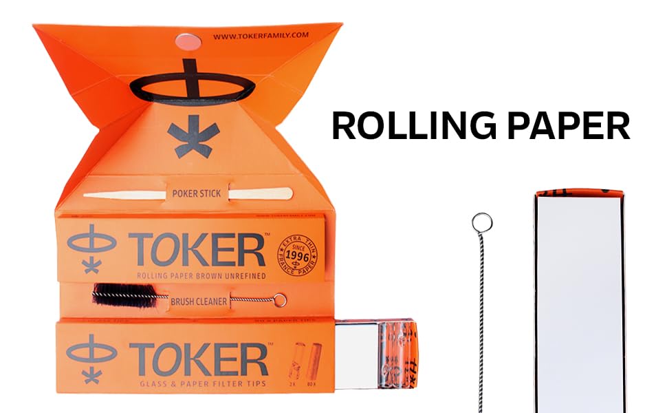 toker rolling paper kit 66 leaves