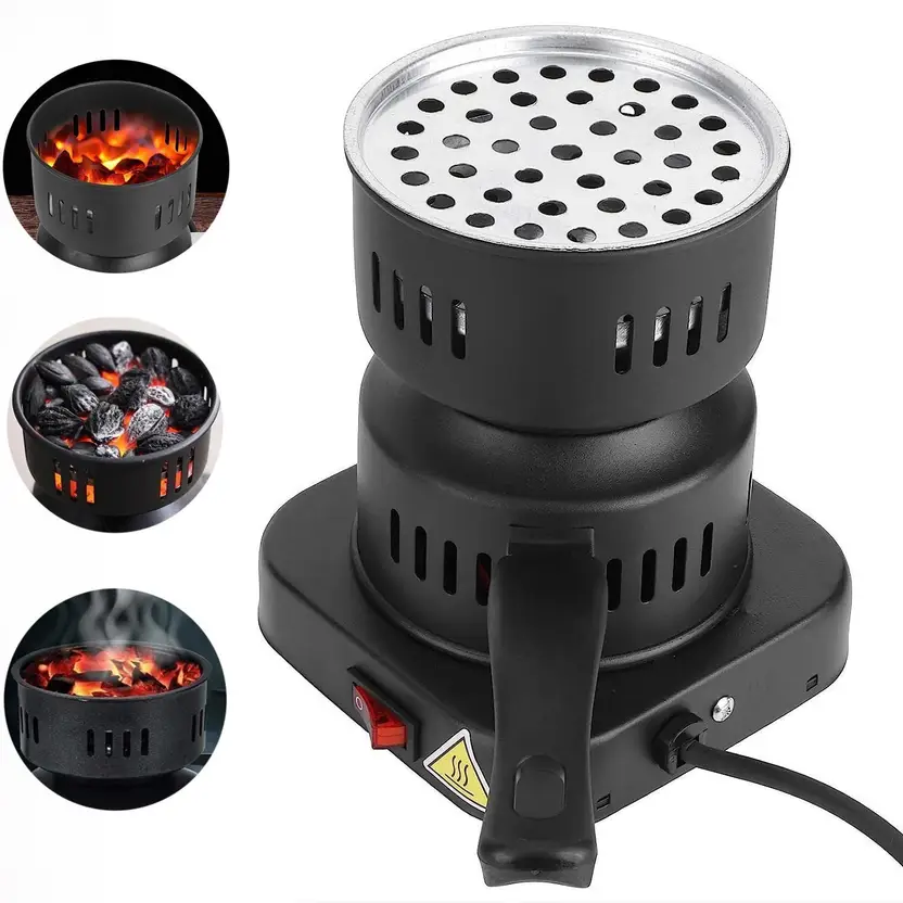 viovi charcoal burner lighter cooktop coil heater hookah coal starter sigdi stove electric cooking heater (1 burner)