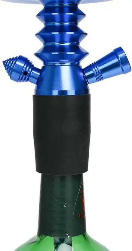 al shayz universal hobo bottle 12 inch aluminium hookah (blue)