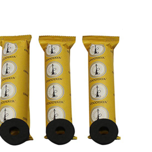 cocoyaya polo quick light charcoal for hookah 3 rolls (30 disks)